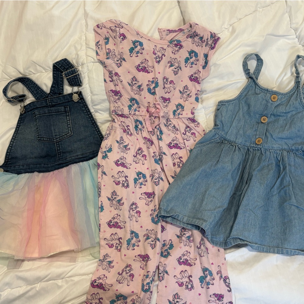 My little pony Jumpsuit and Denim Dresses Set